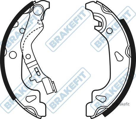 APEC Brake Shoe Set BSH1023