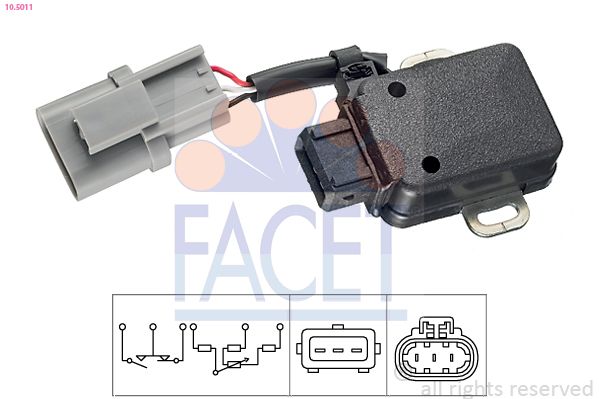 FACET Sensor, smoorkleppenverstelling 10.5011