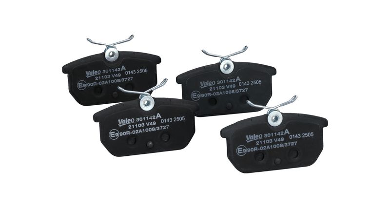 Piduriklotsi komplekt, ketaspidur, VALEO 301142A