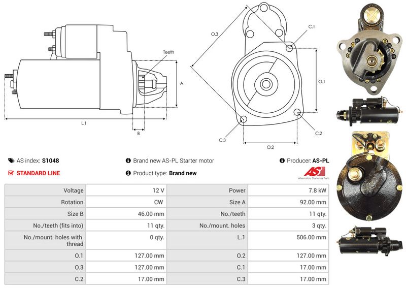 AS-PL S1048 Starter