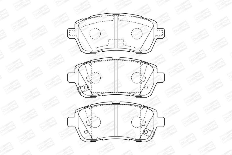 CHAMPION Plaquettes de frein à disque 573648CH