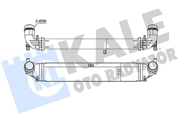 KALE OTO RADYATÖR 375730 - Charge Air Cooler
