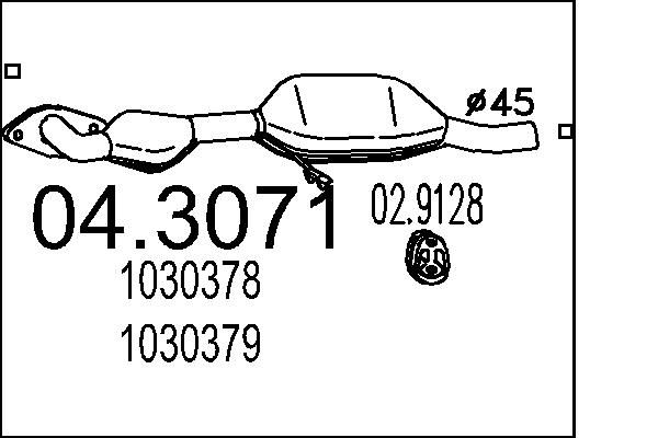MTS katalizátor 04.3071