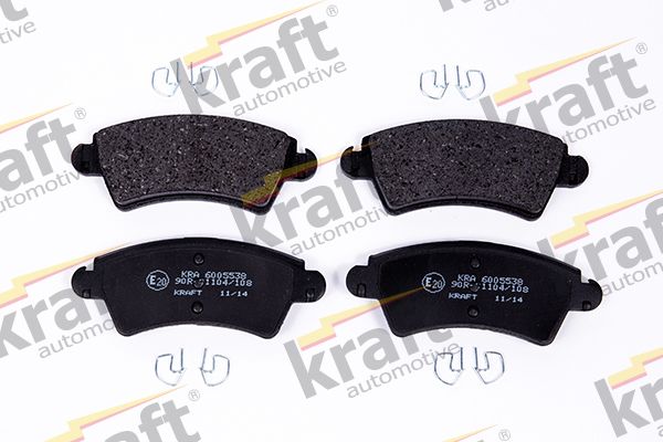 KRAFT Automotive 6005538 Комплект гальмівних накладок, дискове гальмо