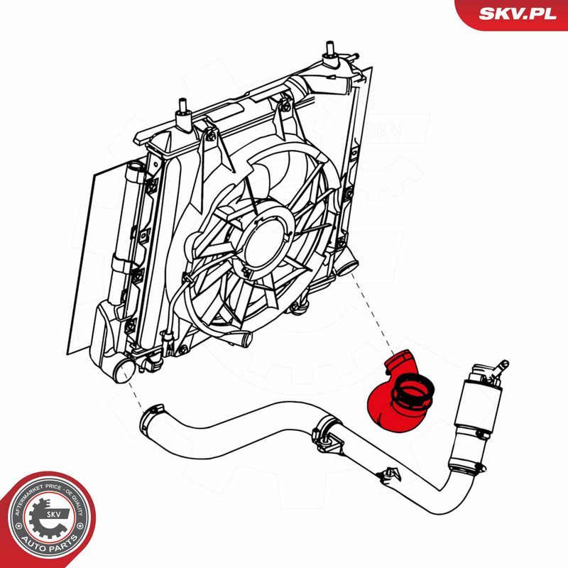 ESEN SKV 24SKV939 Charge Air Hose