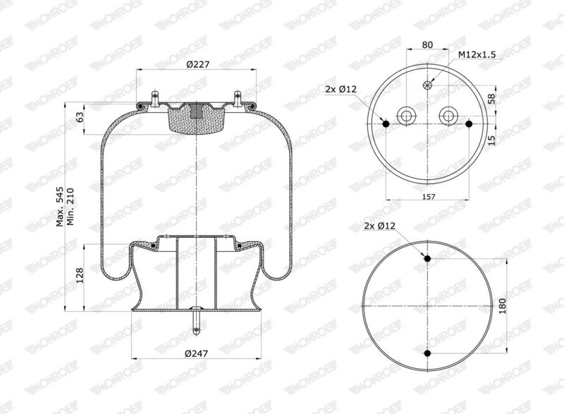 Mech, pneumatické odpružení ASP4101