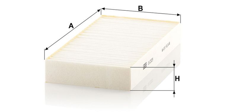 Filter, salongiõhk, MANN-FILTER CU 2329