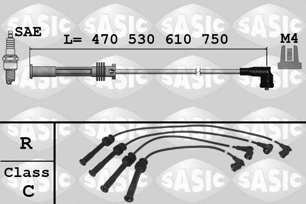 Комплект проводів високої напруги, Sasic 9284013