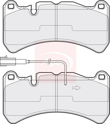 APEC Brake Pad Set, disc brake PAD2175