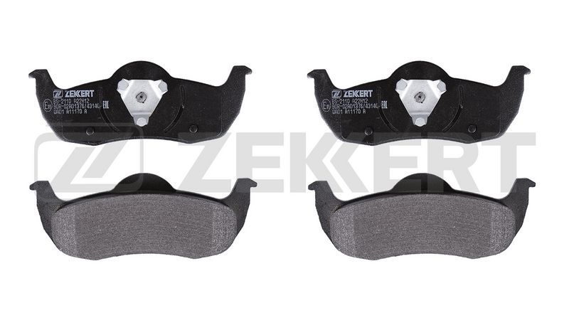 ZEKKERT BS-2110 - Diskinių stabdžių kaladėlių komplektas
