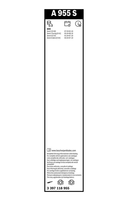 BOSCH 3 397 118 955 Wiper Blade