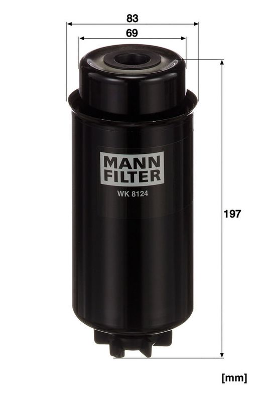 Kütusefilter, MANN-FILTER WK 8124