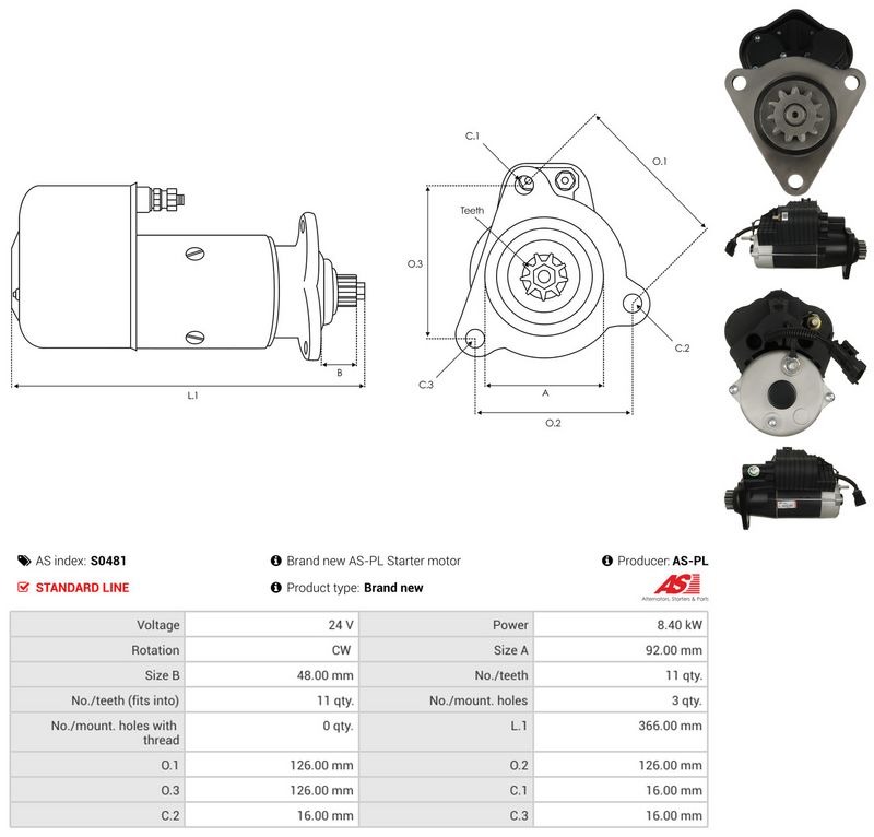 AS-PL S0481 Starter