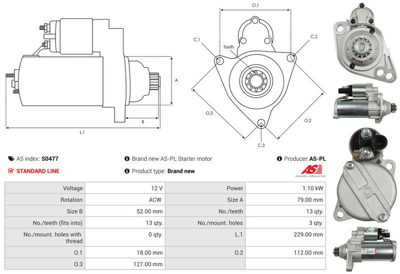 AS-PL S0477 Starter