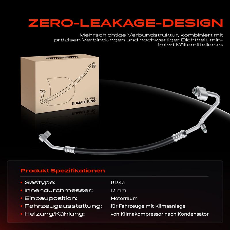 Frankberg 5481FB0001384 High/Low-pressure Line, air conditioning