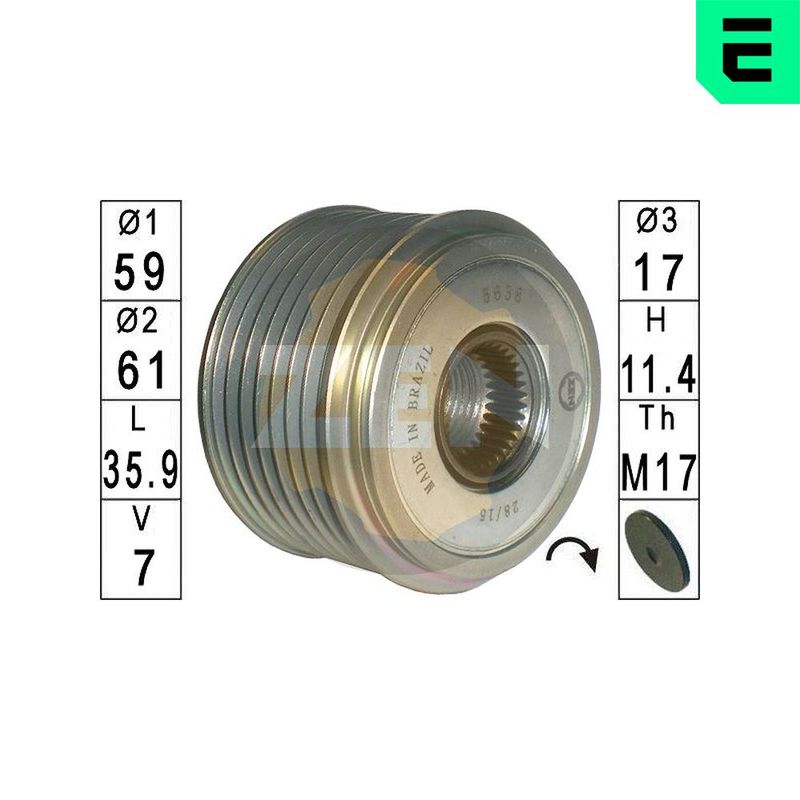 Механізм вільного ходу генератора, Era ZN5638