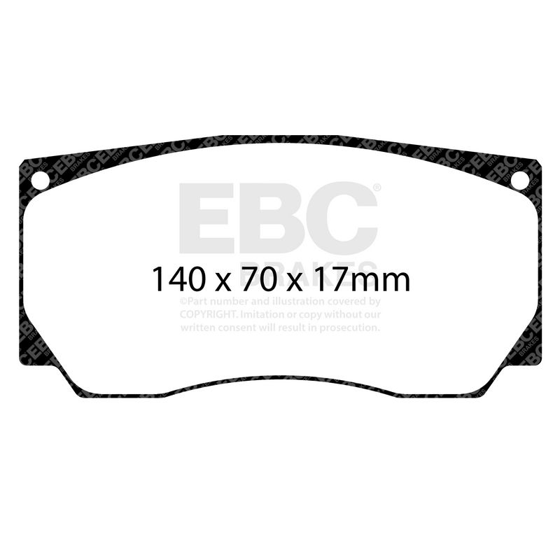 EBC Brakes Remblokkenset, schijfrem DP8085.17SR11