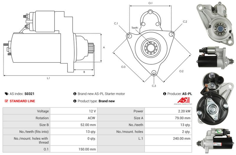 AS-PL S0321 Starter