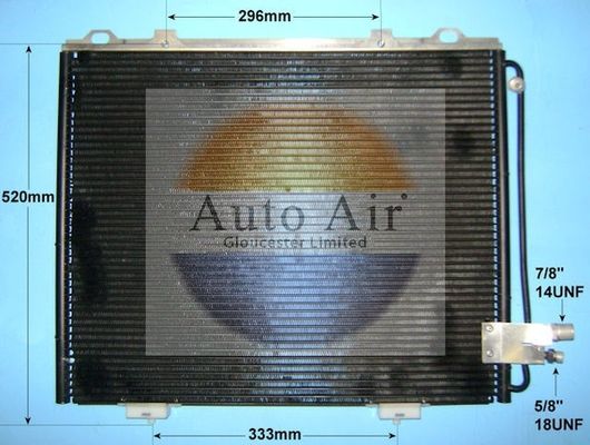 Auto Air Gloucester 16-6585 Condenser, air conditioning