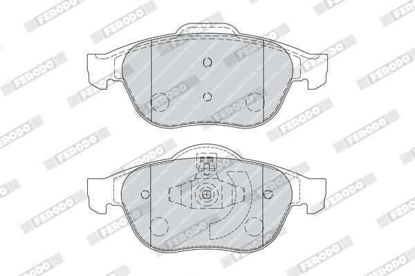 FERODO Plaquettes de frein à disque FDB1865