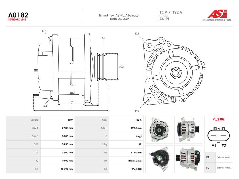 Generaator, AS-PL A0182