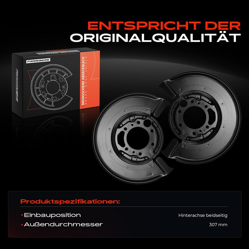 Frankberg 5481FB0032564 Splash Guard, brake disc