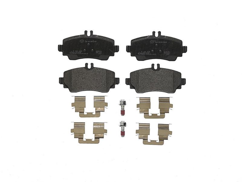 Piduriklotsi komplekt, ketaspidur, BREMBO P 50 035