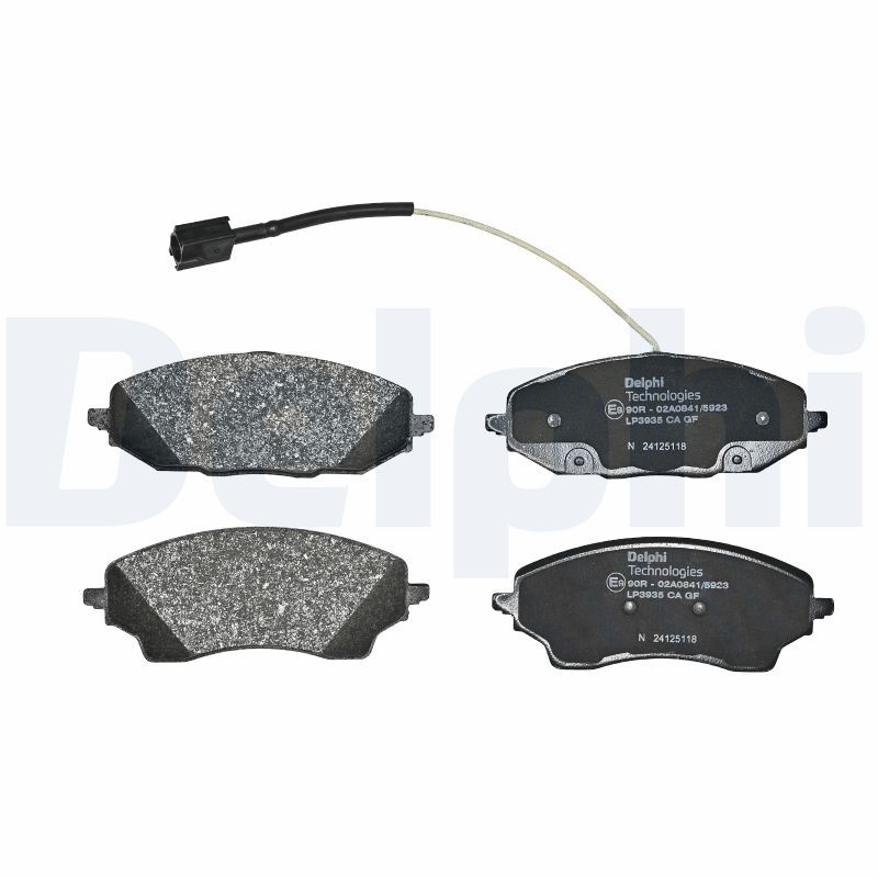DELPHI LP3935 Brake Pad Set, disc brake