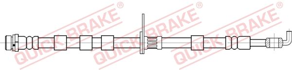 Гальмівний шланг, Quick Brake 58.896