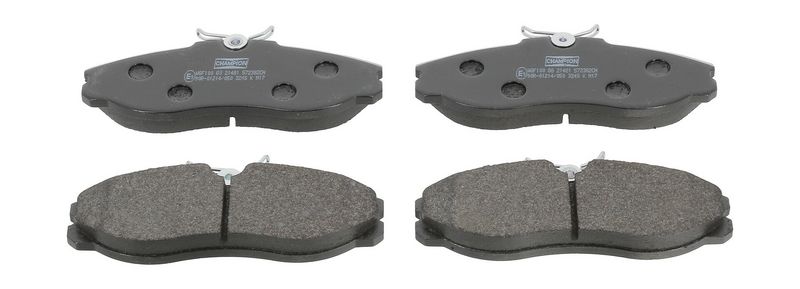 Plaquettes+de+frein+à+disque CHAMPION 572382CH