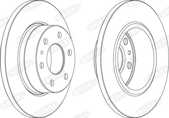 BERAL Remschijf