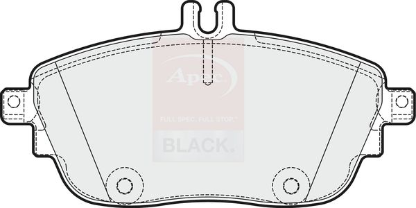 APEC Brake Pad Set, disc brake PAD1881B