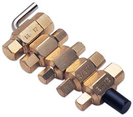 Laser Tools Drain Plug Key Set 5pc