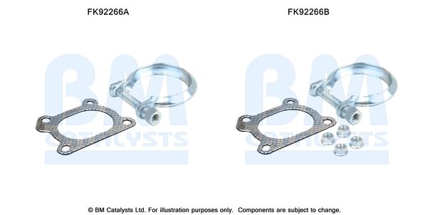 BM CATALYSTS szerelőkészlet, katalizátor FK92266