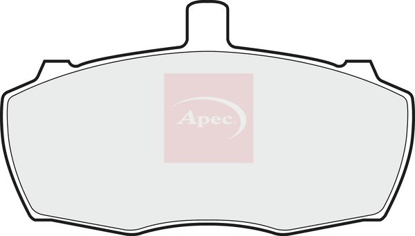 APEC Brake Pad Set, disc brake PAD69