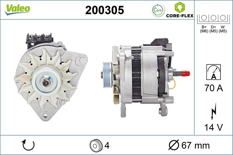 VALEO Dynamo / Alternator 200305