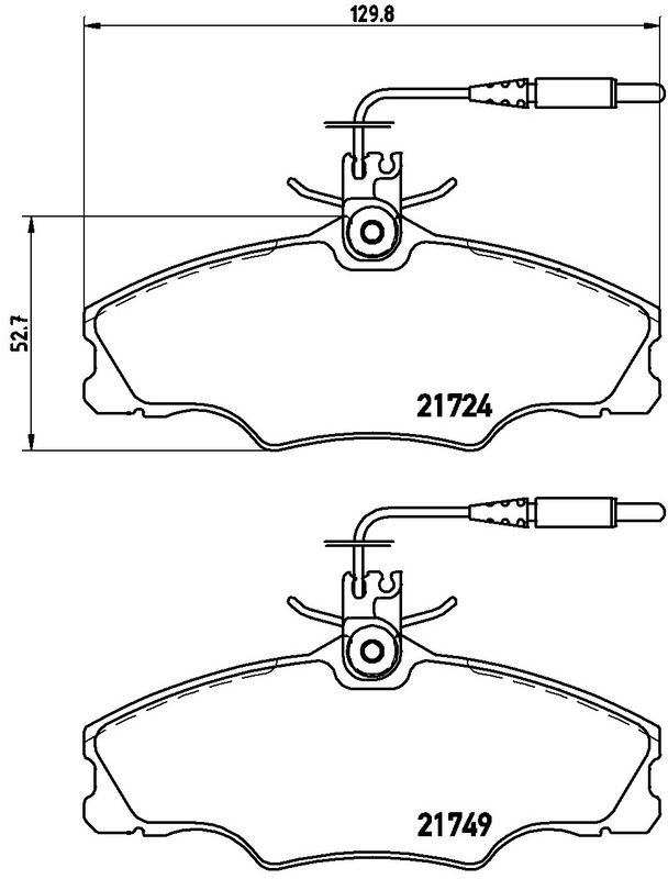 BREMBO P61056 Brake Pad Set, disc brake