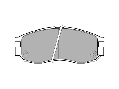 DELPHI LP961 Brake Pad Set, disc brake