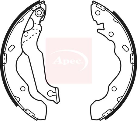 APEC Brake Shoe Set SHU643