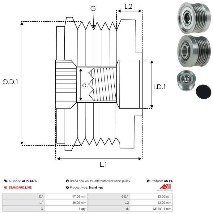 Generaatori vabakäik, AS-PL AFP0137S