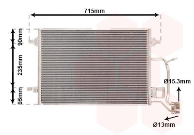 Конденсатор A4, A6, Allroad, Passat B5