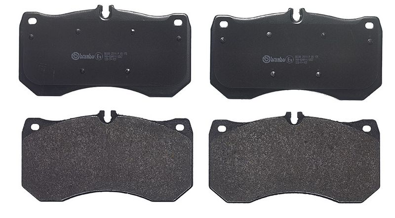 Piduriklotsi komplekt, ketaspidur, BREMBO P 85 175