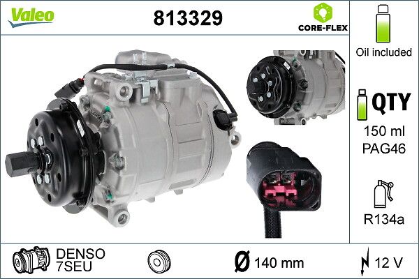 Kompressor, kliimaseade VALEO 813329