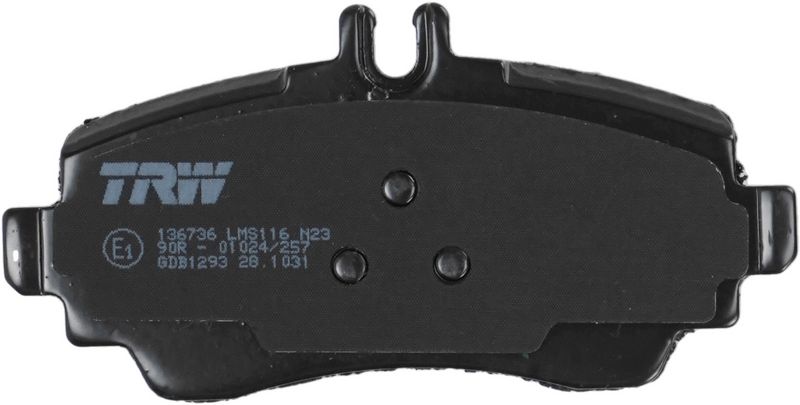 TRW GDB1293 Brake Pad Set, disc brake