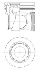 Product Image - Zuiger - 41013600 - KOLBENSCHMIDT