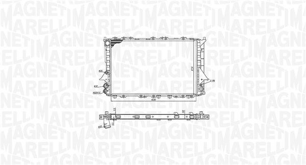 MAGNETI MARELLI 350213189900 Radiator, engine cooling