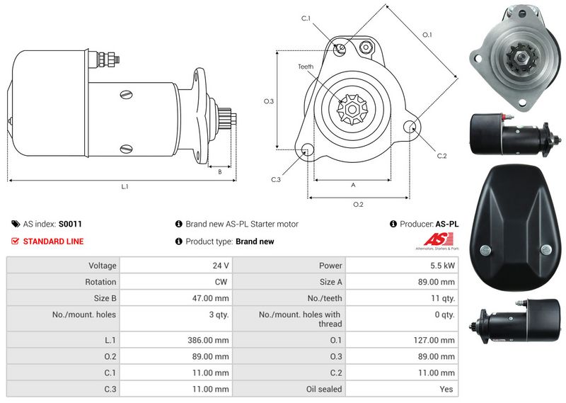 AS-PL S0011 Starter