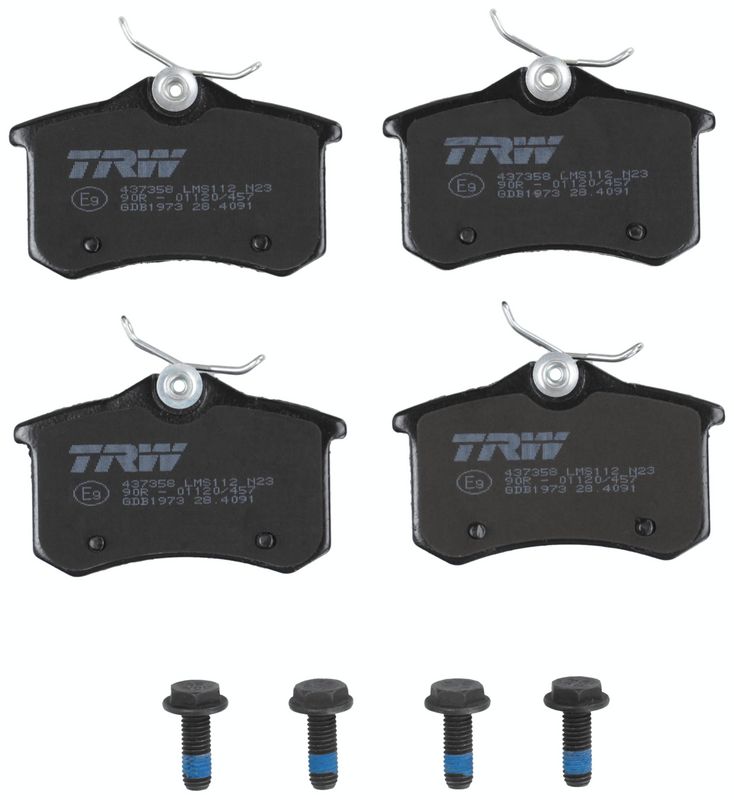 TRW GDB1973 Brake Pad Set, disc brake