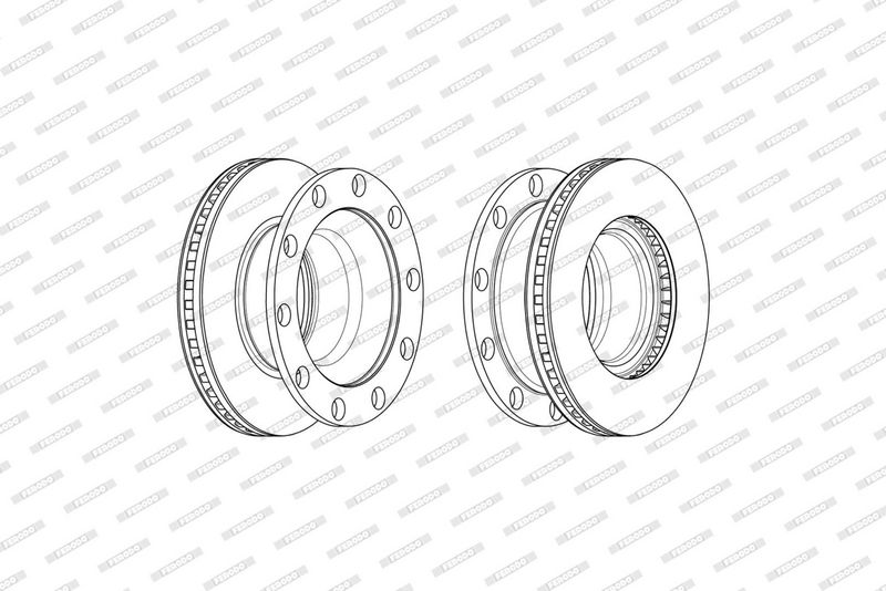 Disque+de+frein FERODO FCR375A