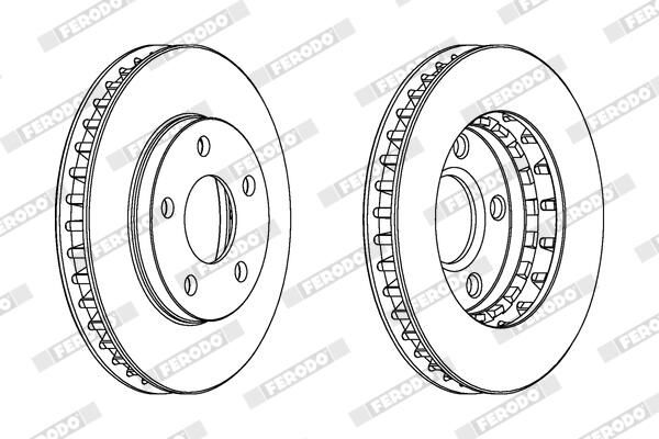 FERODO DDF1030 Brake Disc